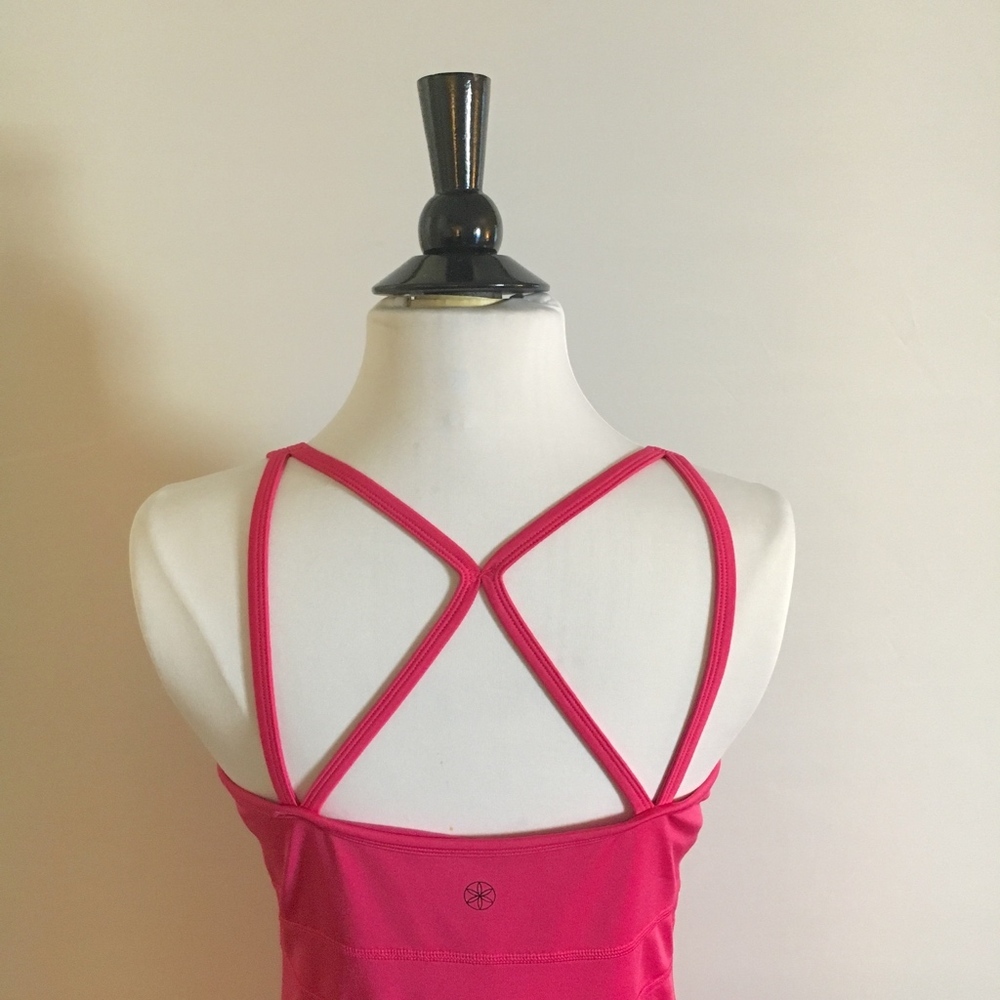 GAIAM Pink Racer Back Yoga Cardio Dress Size S. - Picture 4 of 8